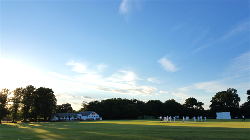 Evening cricket at Binfield Cricket Club